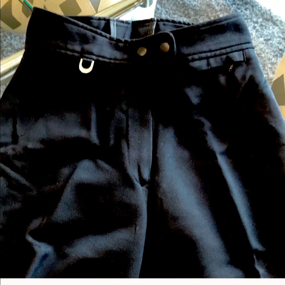 Black ski pants